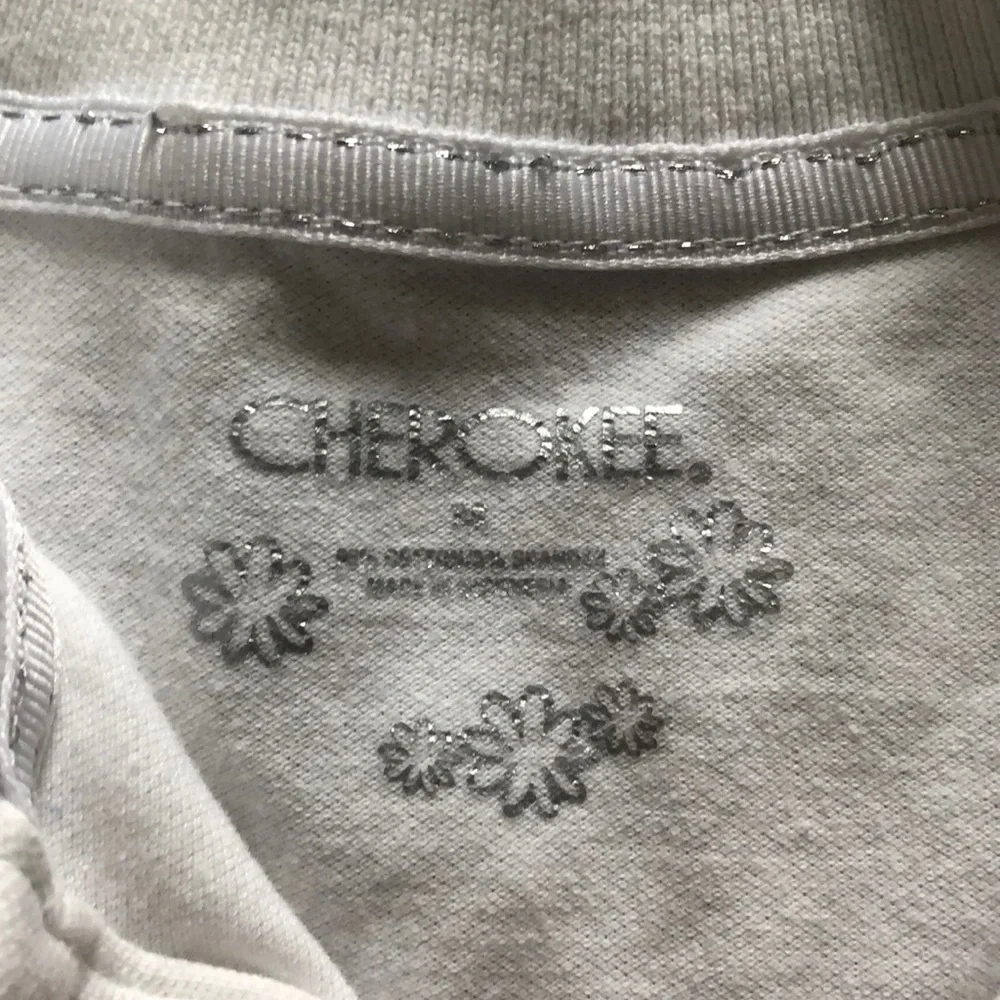 Cherokee Polo Shirt Girls Size Medium White‎ Collared